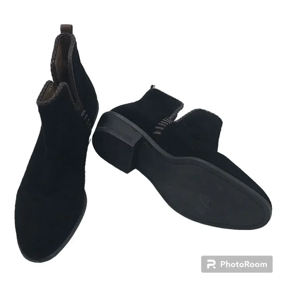 Franco Sarto black suede